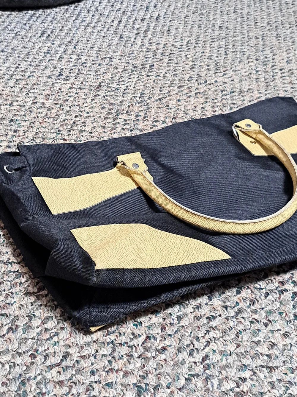 Black and Beige Bijoux Terner Travel Tote